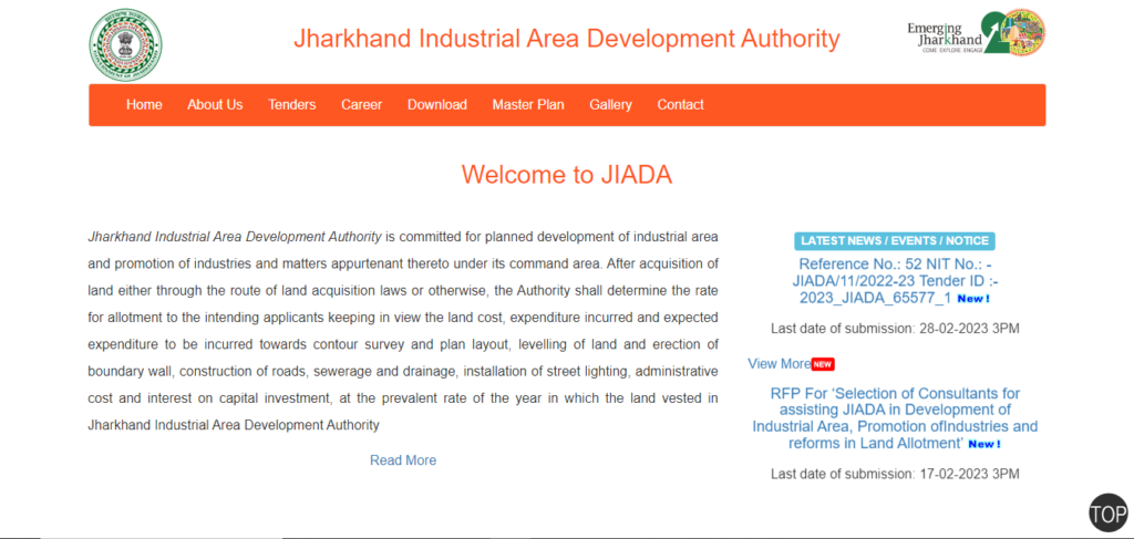 Jharkhand Industrial Area Development Authority (JIADA)