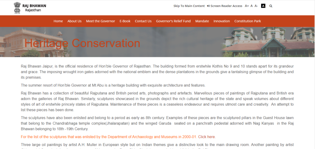 Rajasthan Heritage Conservation and Promotion Authority (RJHCPA)